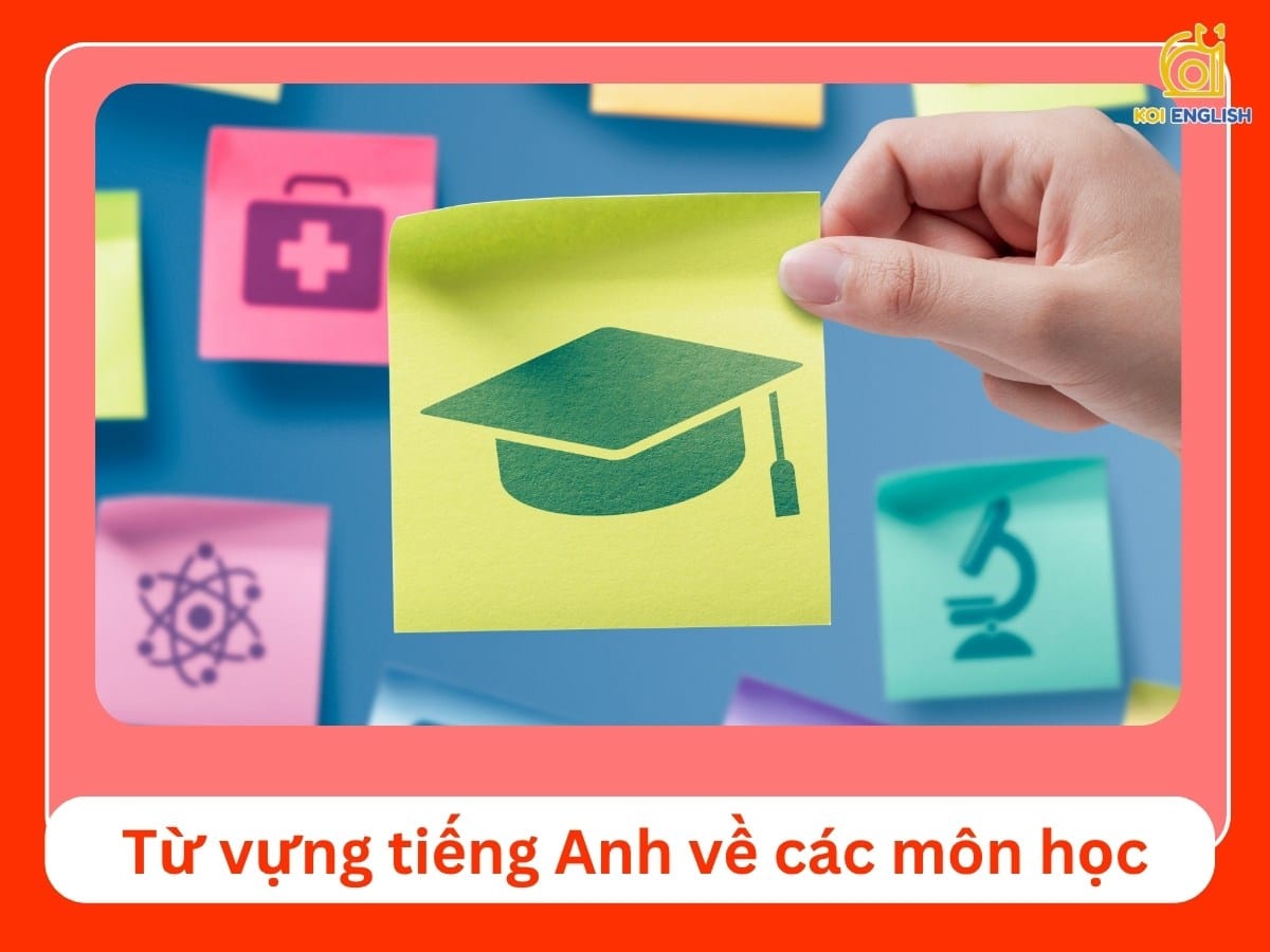 Từ vựng tiếng Anh về các môn học